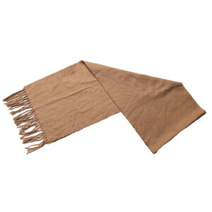 GIVENCHY Gentlemen's Tan Wool Scarf Pre-owned